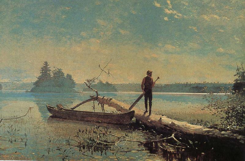 Winslow Homer Morning on the lake China oil painting art